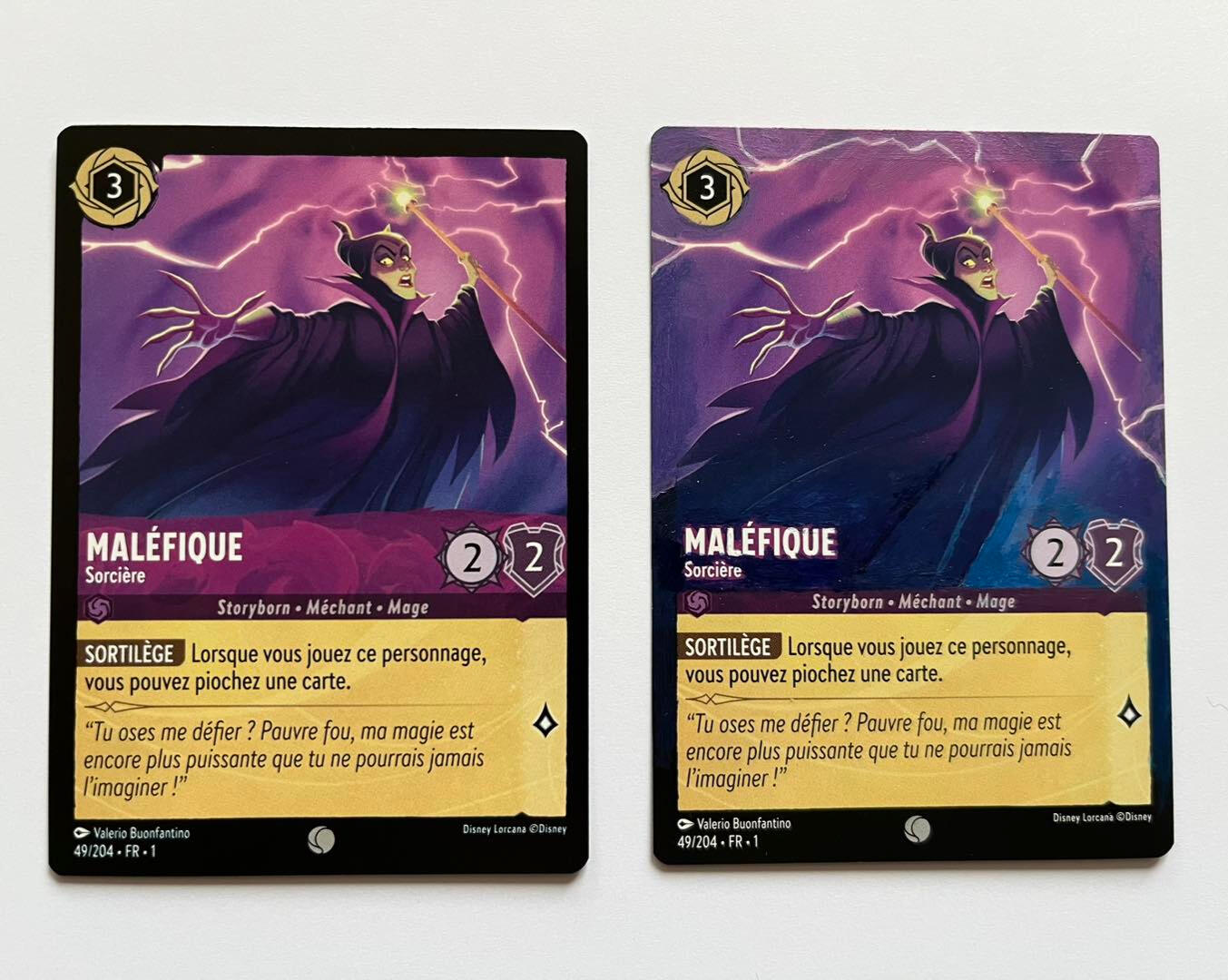 Augmentation de carte Lorcana